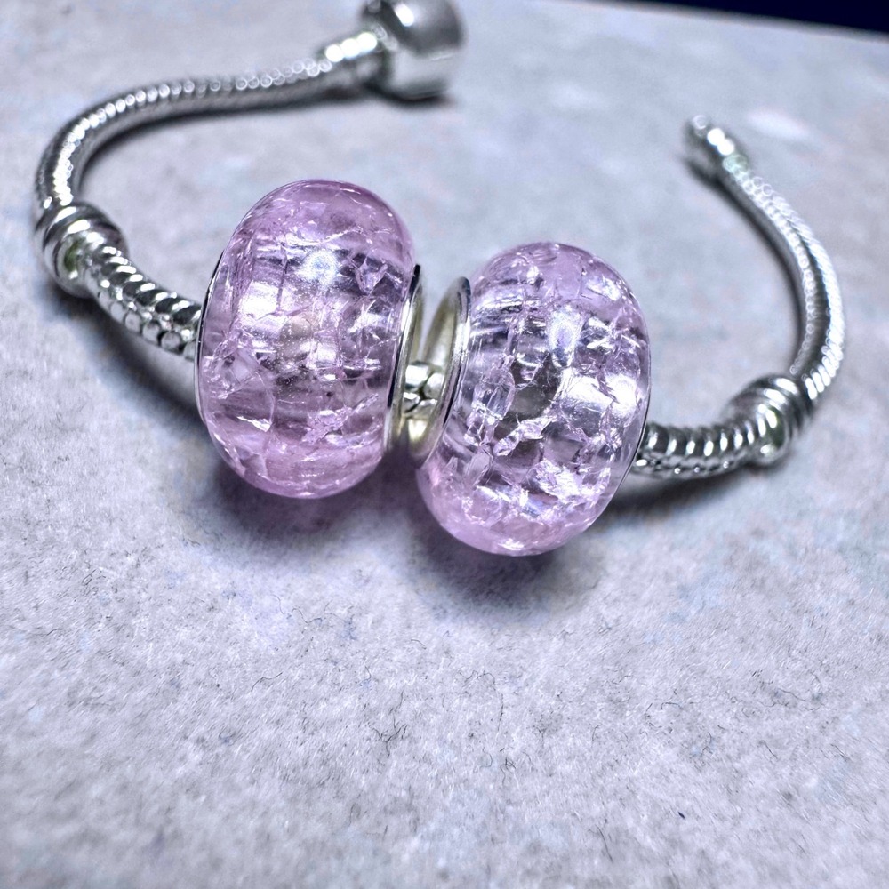 Pink Spacer Pink Beads fits PANDORA - Picture 7 of 8